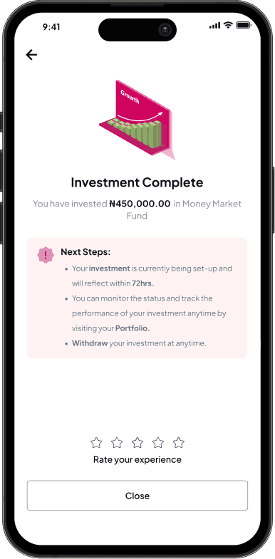 Wallet funding journey screen 7
