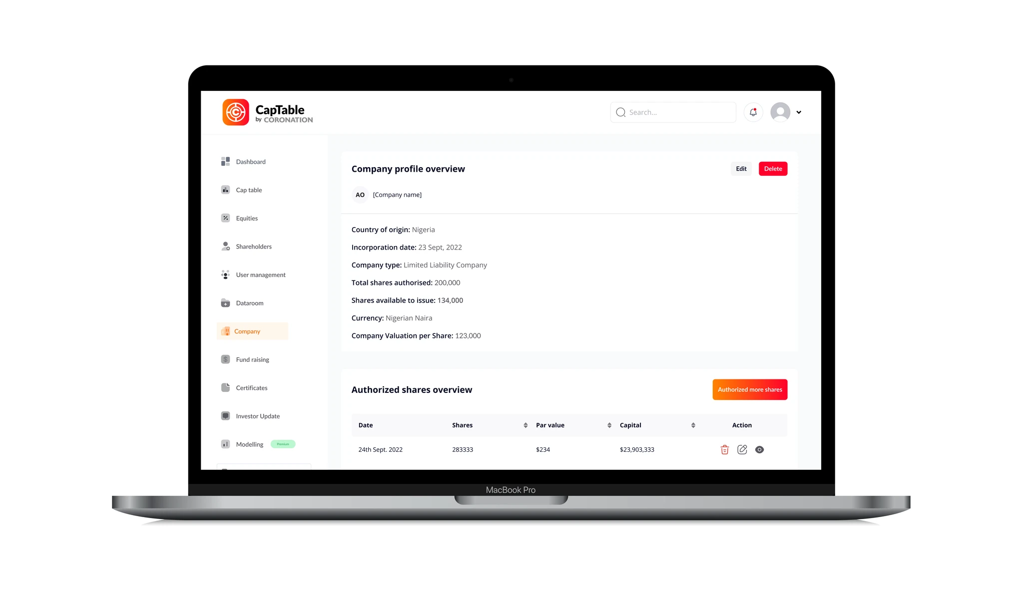 CapTable usability testing design 6